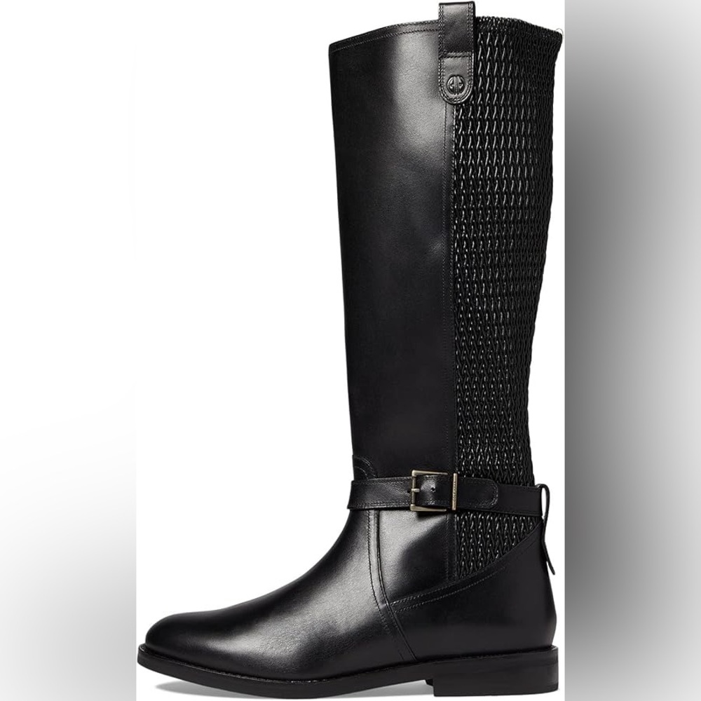 NIB Cole Haan Black Knee Boots Size 9 - Water Resistant